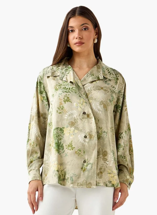 Splash FAV Multicolour Shirt with Floral Print for Women | Best Price UAE