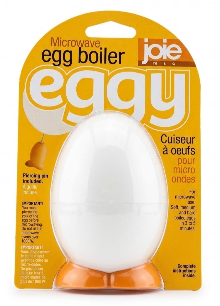 Joie MSC Joie Microwave Egg Boiler Eggy Egg Cooker BPA Free Microwave Egg Maker with Piercing Pin for Soft Medium Hard Boiled Eggs Quick Easy Cooking Tool for Kitchen Breakfast Meal Prep - Image 2