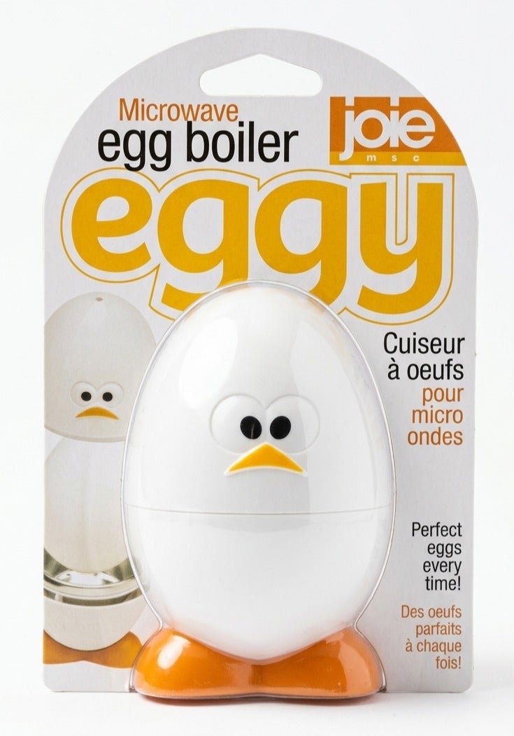 Joie MSC Joie Microwave Egg Boiler Eggy Egg Cooker BPA Free Microwave Egg Maker with Piercing Pin for Soft Medium Hard Boiled Eggs Quick Easy Cooking Tool for Kitchen Breakfast Meal Prep - Image 1