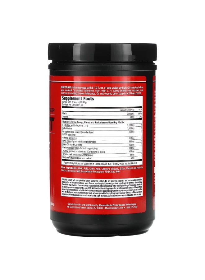 MUSCLEMEDS Muscle Meds Pre-Workout Amplifier, Rocket Pop, 16.53 oz (468.6 g) - Image 2