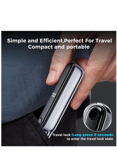 Excefore Nose Hair Trimmer with LCD Display, USB Rechargeable Ear and Nose Trimmer for Men Women, Waterproof Dual Edge Blades Ear and Nose Hair Trimmer Clipper Nose Trimmer Nose Clippers  - Image 5