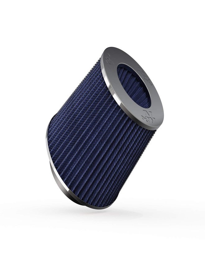 K&N Universal Clamp-On Air Filter: High Performance, Premium, Washable, Replacement Filter: Flange Diameter: 4 In, Filter Height: 5.5 In, Flange Length: 1.125 In, Shape: Round Tapered, Rg-1001Bl - Image 1
