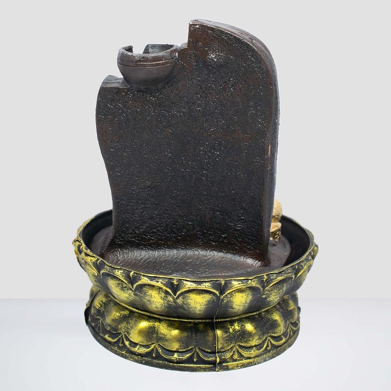 SPLICE SPLICE Resin Buddha Water Fountain LED Light 4Tier for Home Decor Showpiece  - Image 5