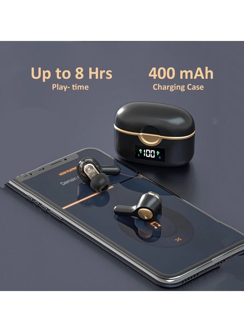 JBLTM 4 Speakers Wireless Earphones Surround Stereo Bluetooth Headset Touch Earbuds Headphones Handsfree Led Display Sports Headphones for TV Smart Phone Laptop Computer Sports  - Image 2