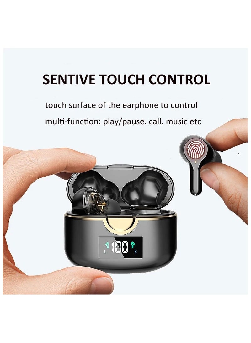 JBLTM 4 Speakers Wireless Earphones Surround Stereo Bluetooth Headset Touch Earbuds Headphones Handsfree Led Display Sports Headphones for TV Smart Phone Laptop Computer Sports  - Image 5
