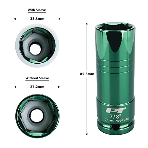 Performance Tool W32922 Performance Tool 1/2-Inch Impact Drive 7/8-Inch Thin Wall Socket , Green - Image 5