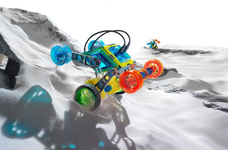 GeoSmart Flip Bot - Build Remote-Controlled GeoMagnetic Vehicles with This STEM Focused Magnetic Construction Set Featuring Rechargeable Turbo Motors - Image 5