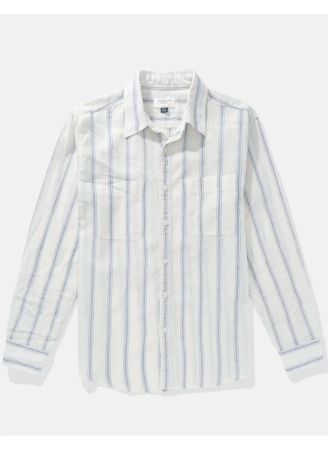 American Eagle Striped Regular Fit Shirt