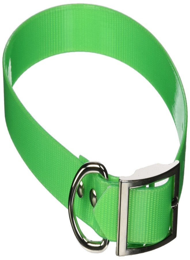 OmniPet SunGlo Regular Dog Collar, 1" Wide, Neon Green, Fits 18.5"- 22" Neck Sizes, Vibrant Colors & Tough Construction for Active Dogs