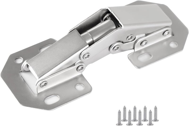 DOBOGA 20-Pack 4.2 Inch Hidden Hinges for Cabinet Doors Frameless, Concealed Cabinet Hinge, Surface Mount Hinges - Image 1