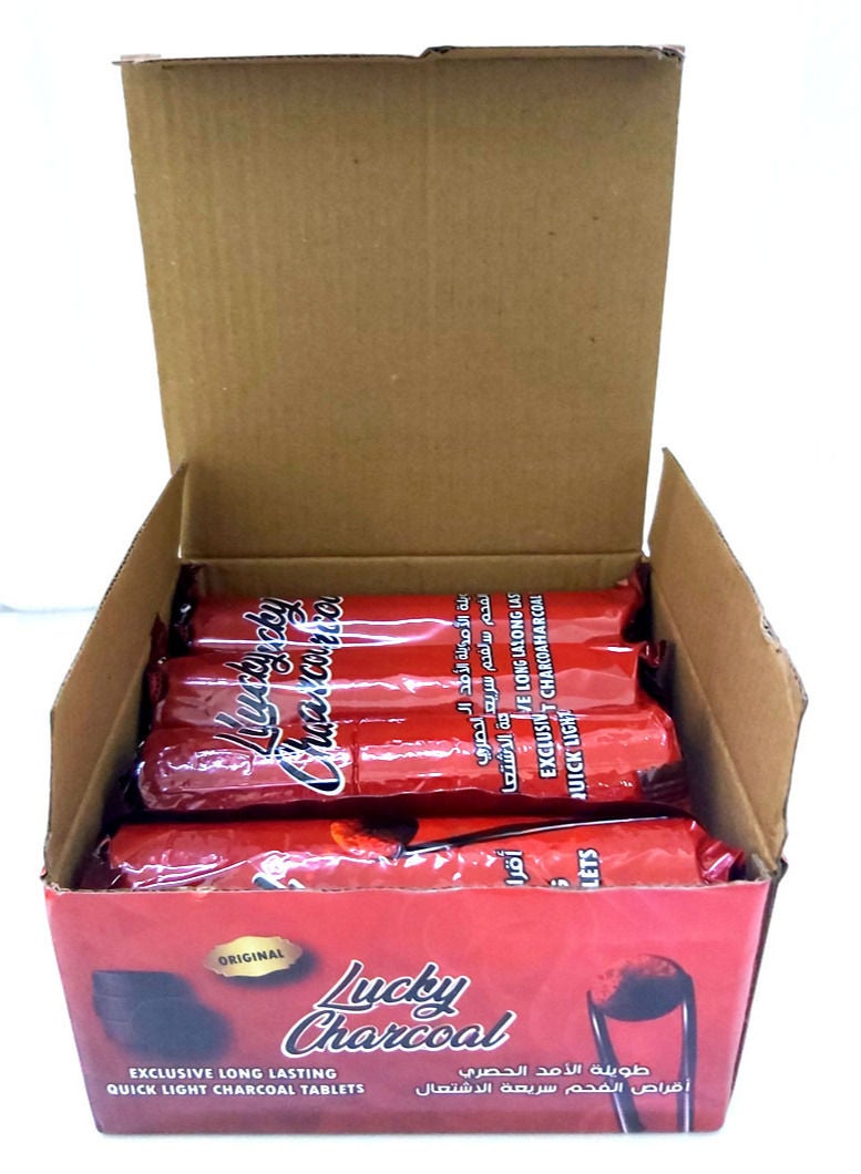 Lucky Bakhoor Charcoal Quick Lighting and Long Lasting Incense Charcoal Tablets for Oud, Bakhoor and Incense - 80 Pieces-33 MM - Image 2