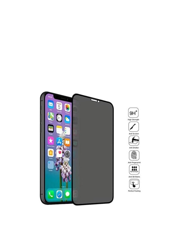 Generic - iphone X / XS / iphone 11 Pro Glass privacy screen Protector Tempered Glass - Image 1