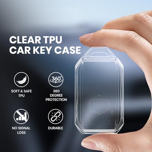 Keyzone Clear TPU Key Cover Compatible for Victoris, Jimny, Baleno, Grand Vitara, Xl6, Ignis, Swift, Ertiga, New Brezza 2022, Dzire, Fronx 2 Button Smart Key (Clear TPU) - Image 4