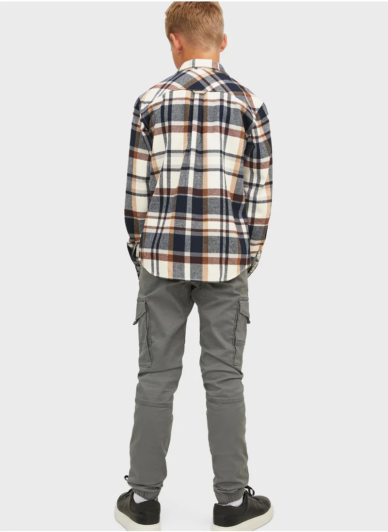 Jack & Jones Junior Youth Checked Shirt