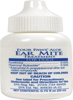 four paws Aloe Ear Mite Treatment For Dogs  - Image 1