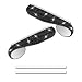 UHANBUT 2PCS Bling Car Side Mirror Rain Visor Guard Rhinestones Car Rear View Mirror Rain Eyebrows Rainproof Vehicle Side Mirrors Smoke Shade Cover Auto Decoration Accessory for Truck SUV Cars Black - Image 2