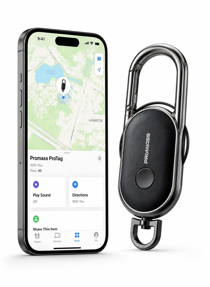 PROMASS PM-213518, Smart Anti-Loss GPS Tracker (Bluetooth) for Apple Find My – Designed for Apple devices; a smart tracker for locating items, compatible with Apple Find My, and suitable for keys, bags, luggage, and pets. - Image 1