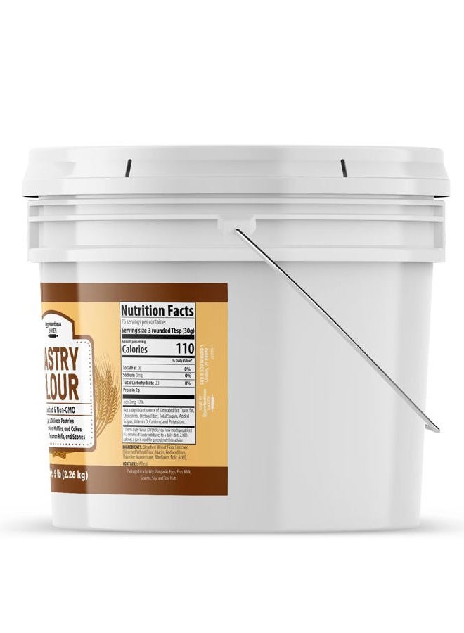 Unpretentious Pastry Flour, 1 Gallon, Non-GMO, Great For Flaky Pastries, Pies, Muffins, Biscuits - Image 3
