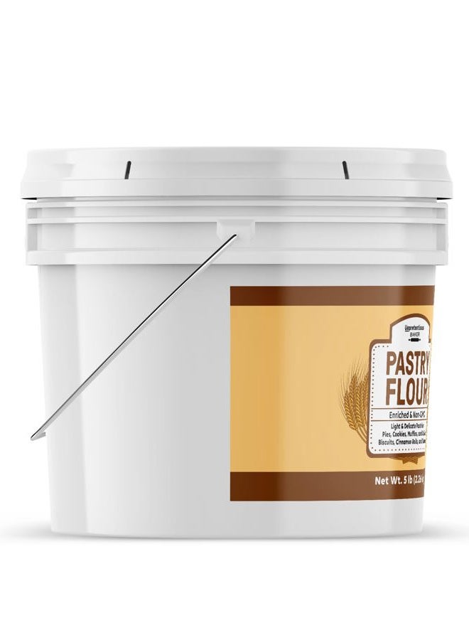 Unpretentious Pastry Flour, 1 Gallon, Non-GMO, Great For Flaky Pastries, Pies, Muffins, Biscuits - Image 2