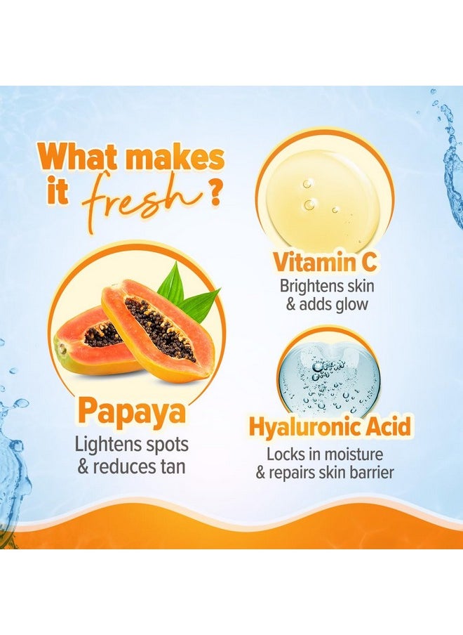 Aqualogica - Glow+ Nfused Water All Skin Type Sunscreen Spf 50+ Pa++++ With Papaya&Vitamin C Ultralight Water-Infused Formula Gives Glowing&Hydrated Skin Lightweight,Hydrating And No White Cast - 50G - Image 1