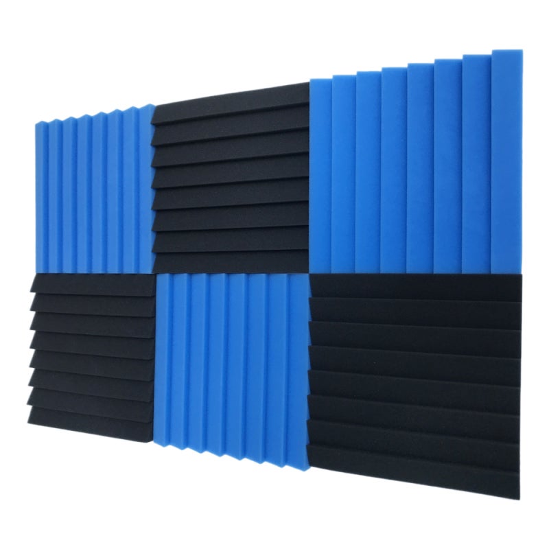 Soundproof Foam 24 Pack 1 Inch Red High-Density Eco-Friendly Fire-Retardant Acoustic Panels - Echo Reduction Studio Foam for Recording Studios - Image 5
