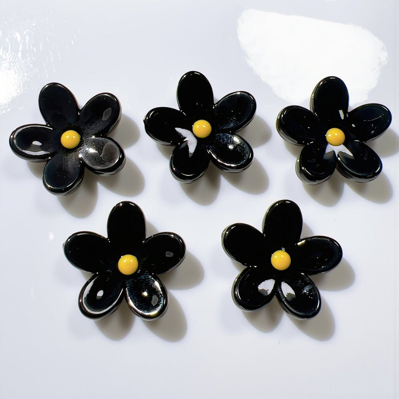 Flower Shoe Charms DIY Resin Pins Phone Case Hair Clip Ornament Accessory - Image 1