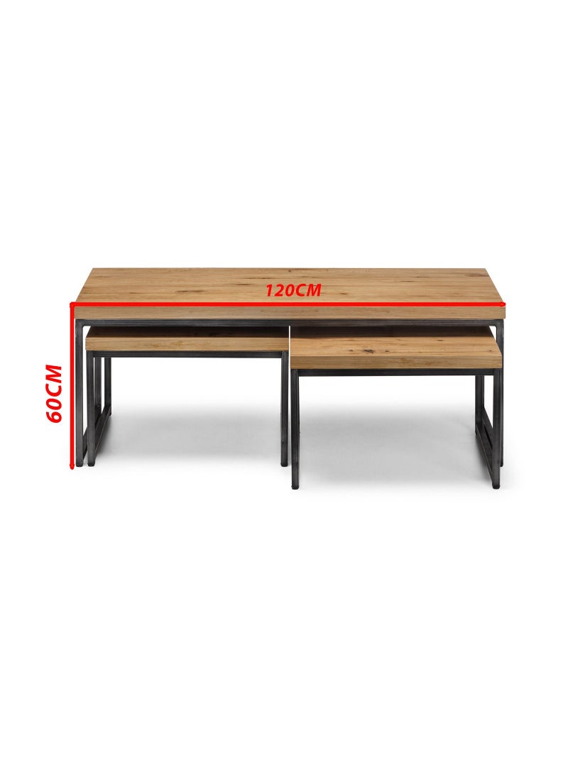 Home gallery Nesting Coffee Tables 44.5X120X60 - Image 2