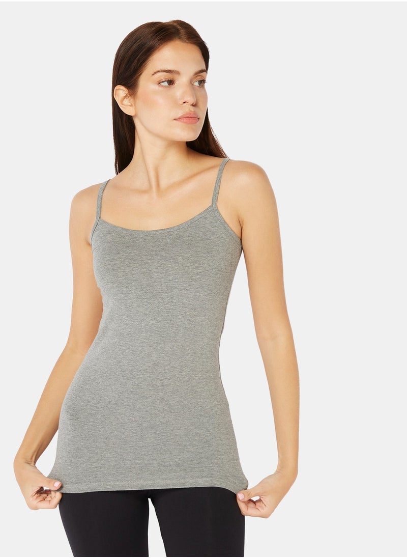 DICE Dice Spaghetti Straps Solid Top for Women  - Image 1