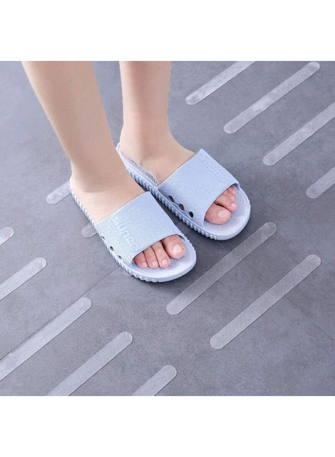 ملصقات حمام مانعة للانزلاق، 15 قطعة، شرائط أمان لدرجات الدش، ملصقات مانعة للانزلاق لحوض الاستحمام، شريط مانع للانزلاق للدش، حوض الاستحمام، والدرجات، شفاف - Image 2