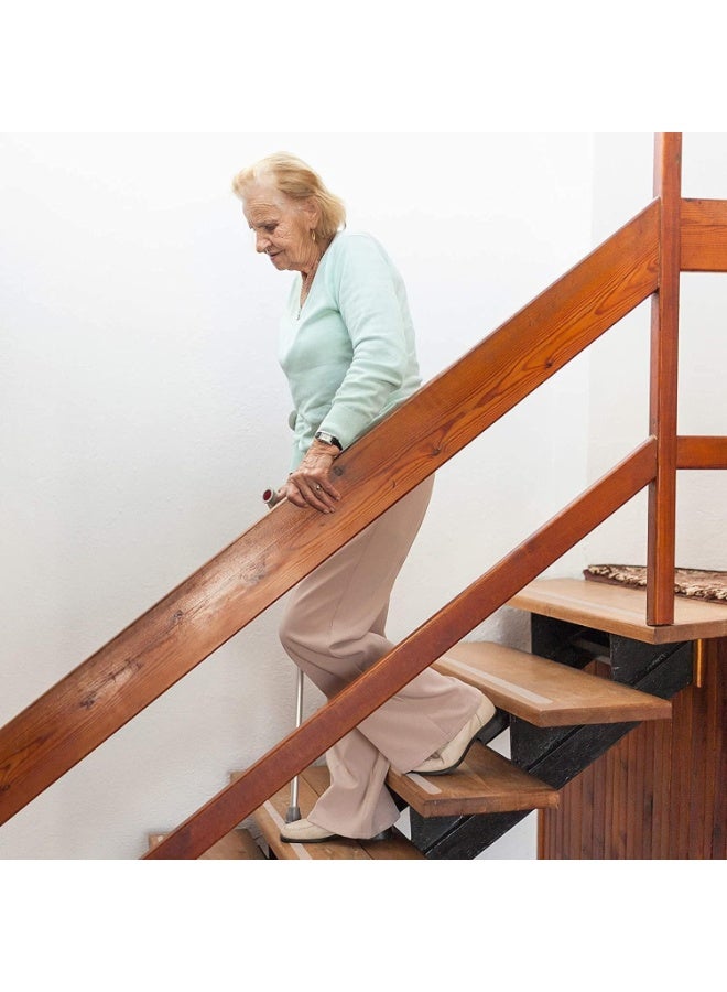 ملصقات حمام مانعة للانزلاق، 15 قطعة، شرائط أمان لدرجات الدش، ملصقات مانعة للانزلاق لحوض الاستحمام، شريط مانع للانزلاق للدش، حوض الاستحمام، والدرجات، شفاف - Image 4