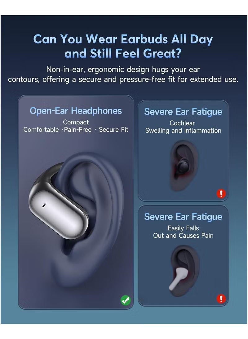 كادراما سماعات أذن مترجم لغة الذكاء الاصطناعي في الوقت الفعلي، سماعات أذن لاسلكية 3 في 1 مع 144 لغة ولهجة، بلوتوث 5.4، جهاز مترجم يدعم التطبيقات للسفر والأعمال التجارية وأجهزة iOS وAndroid (أسود) - Image 4