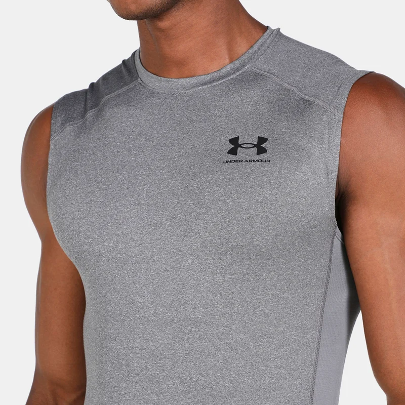 Under Armour Grey Men's HeatGear Armour Top for Men | Best Price UAE