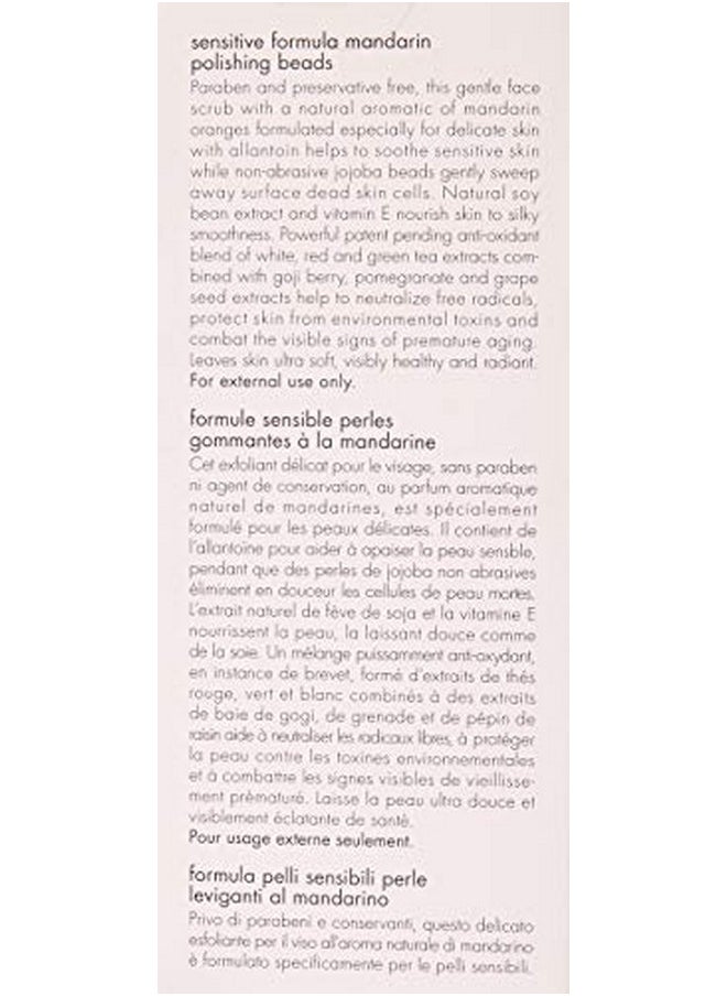 June Jacobs - Sensitive Formula Mandarin Polishing Beads 3.8 Fl Oz - Image 1