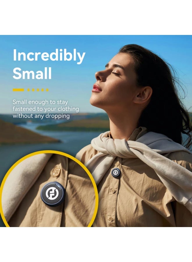 Hollyland Compact Wireless Microphone for iPhone, Android & Camera – Dual Channel Audio Recording, Portable Charging Case, Clear Sound for Content Creators, Podcasters & Journalists - Image 2