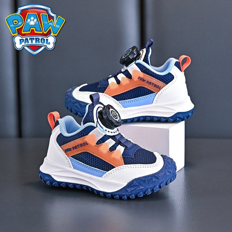 Wang Wang Team Boys Toddler Shoes 2025 Spring Girls Mesh Breathable Sneaker Baby Baby Non-Slip Father Shoes - Image 2