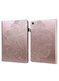 Case For Lenovo Tab M10 Plus Peacock Embossed Pattern TPU + PU Horizontal Flip Leather Case with Holder & Card Slots & Wallet & Sleep / Wake-up Function