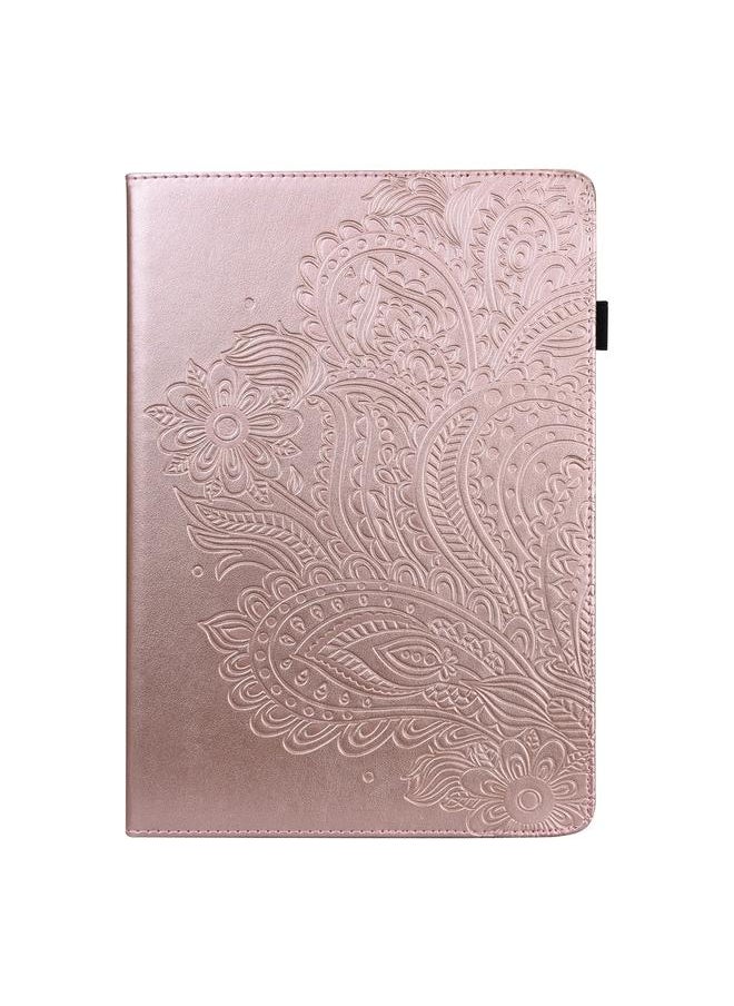 erorex - Case For Lenovo Tab M10 Plus Peacock Embossed Pattern TPU + PU Horizontal Flip Leather Case with Holder & Card Slots & Wallet & Sleep / Wake-up Function - Image 1