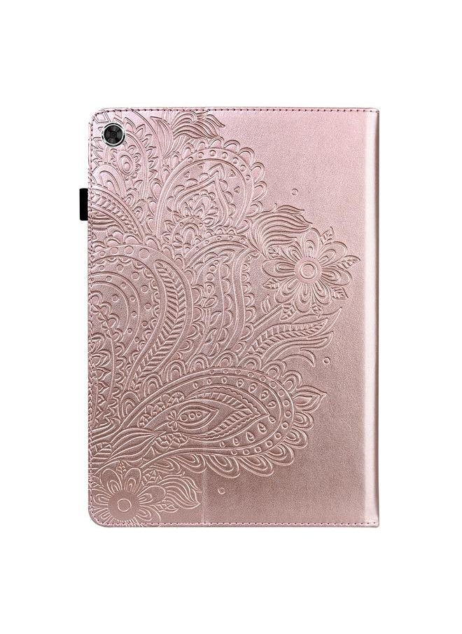 erorex - Case For Lenovo Tab M10 Plus Peacock Embossed Pattern TPU + PU Horizontal Flip Leather Case with Holder & Card Slots & Wallet & Sleep / Wake-up Function - Image 1