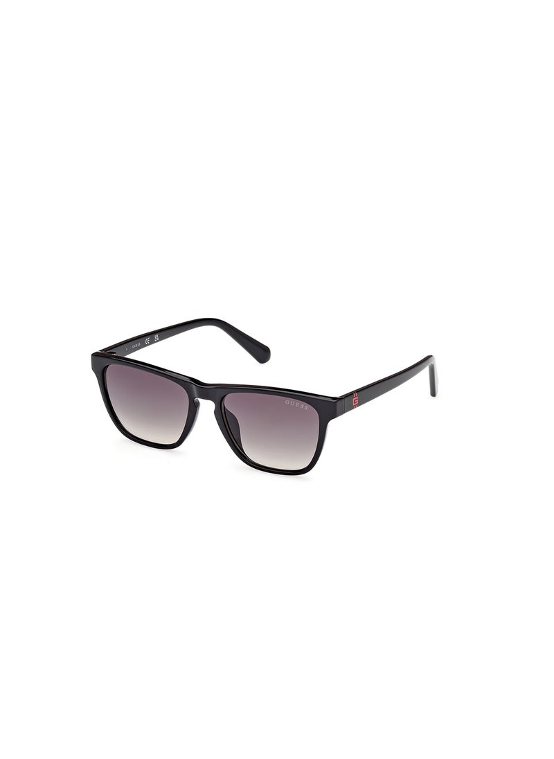 GUESS Boys UV Protection Square Shape Sunglasses - GU0012901B49 - Lens Size: 49 Mm - Shiny Black  - Image 1