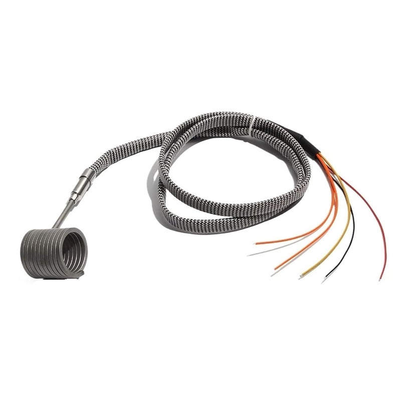 Injection Molding Machine Hot Runner Heating Coil Spring Heater 3x3mm Nozzle Dedicated with K Thermocouple 1PC(300W 20x25mm(IDxL)) - Image 1