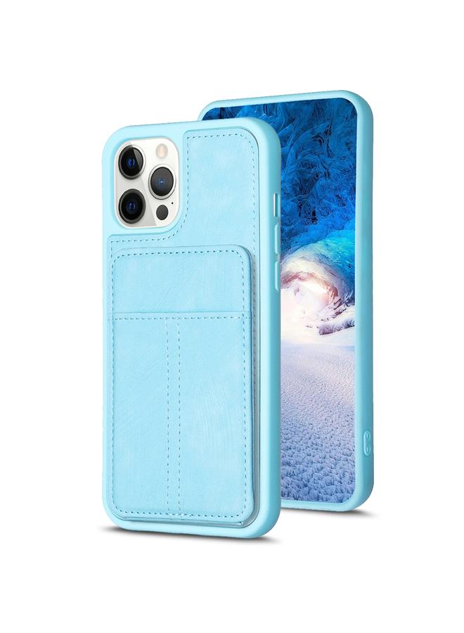 S-TOP Case For iPhone 14 Pro Max BF28 Frosted Card Bag Phone Case with Holder - Image 1