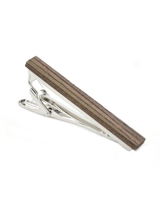 Merit Ocean Smart Men'S Wood Tie Clips For Men 3 Pcs Natural Tie Bar 2.1 Inch In Gift Box - Image 5