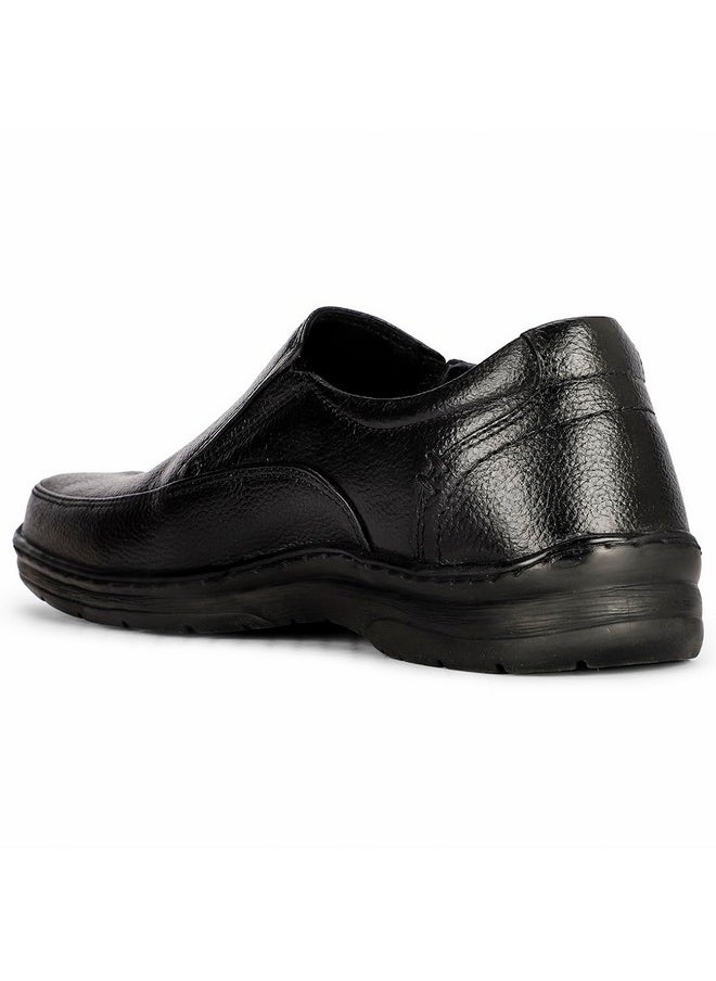 Hush Puppies - Hush Puppies Men's Taylor Slip On E Uniform Dress Shoe (8556546_Black_10 UK) - Image 1