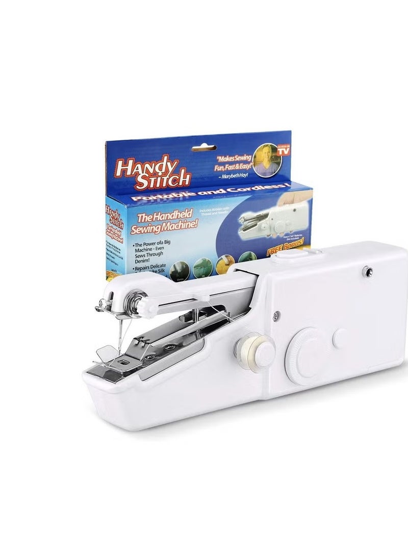 Handy Stitch Portable Handy Stitch Handheld Sewing Machine White  - Image 5