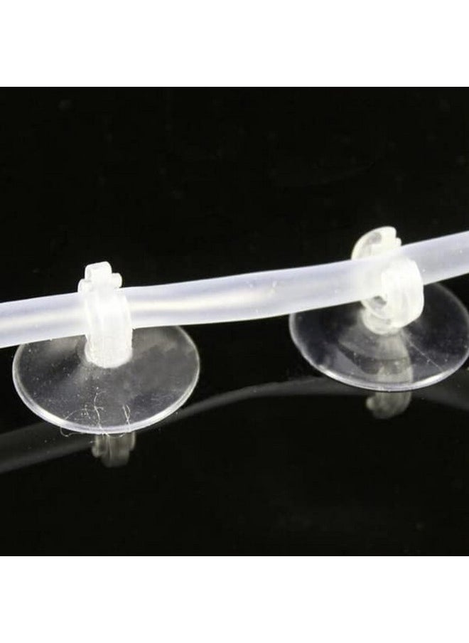 VAYINATO Aquarium Airline Tubing Suction Cup Transparent, 10 Pcs - Fish Tank Air Hose Suction Cup Holder Connector - Aquaculture Aeration Setup Accessories By Petzlifeworld  - Image 5