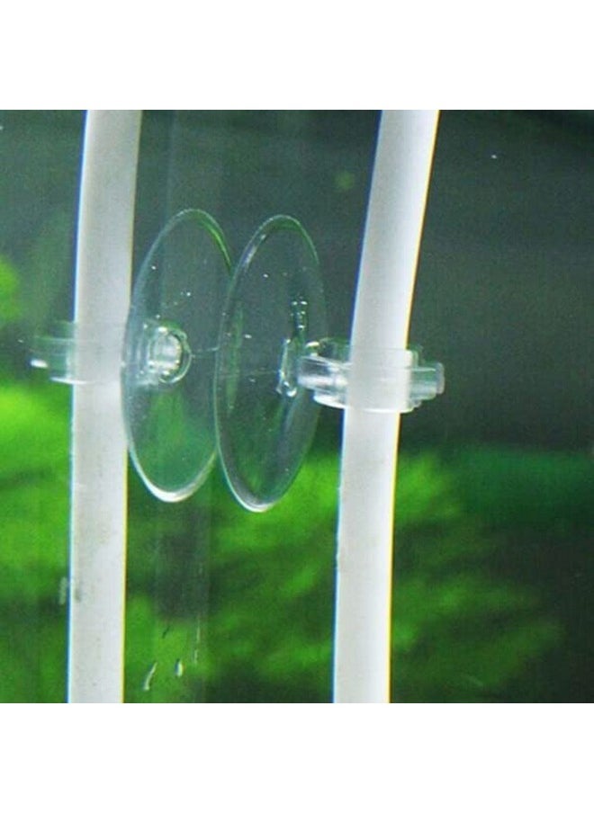 VAYINATO Aquarium Airline Tubing Suction Cup Transparent, 10 Pcs - Fish Tank Air Hose Suction Cup Holder Connector - Aquaculture Aeration Setup Accessories By Petzlifeworld  - Image 4