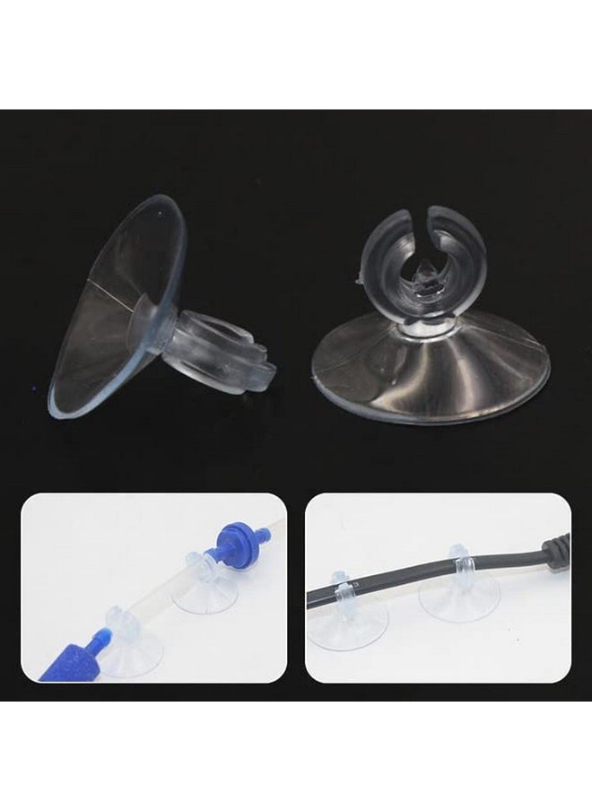VAYINATO Aquarium Airline Tubing Suction Cup Transparent, 10 Pcs - Fish Tank Air Hose Suction Cup Holder Connector - Aquaculture Aeration Setup Accessories By Petzlifeworld  - Image 3