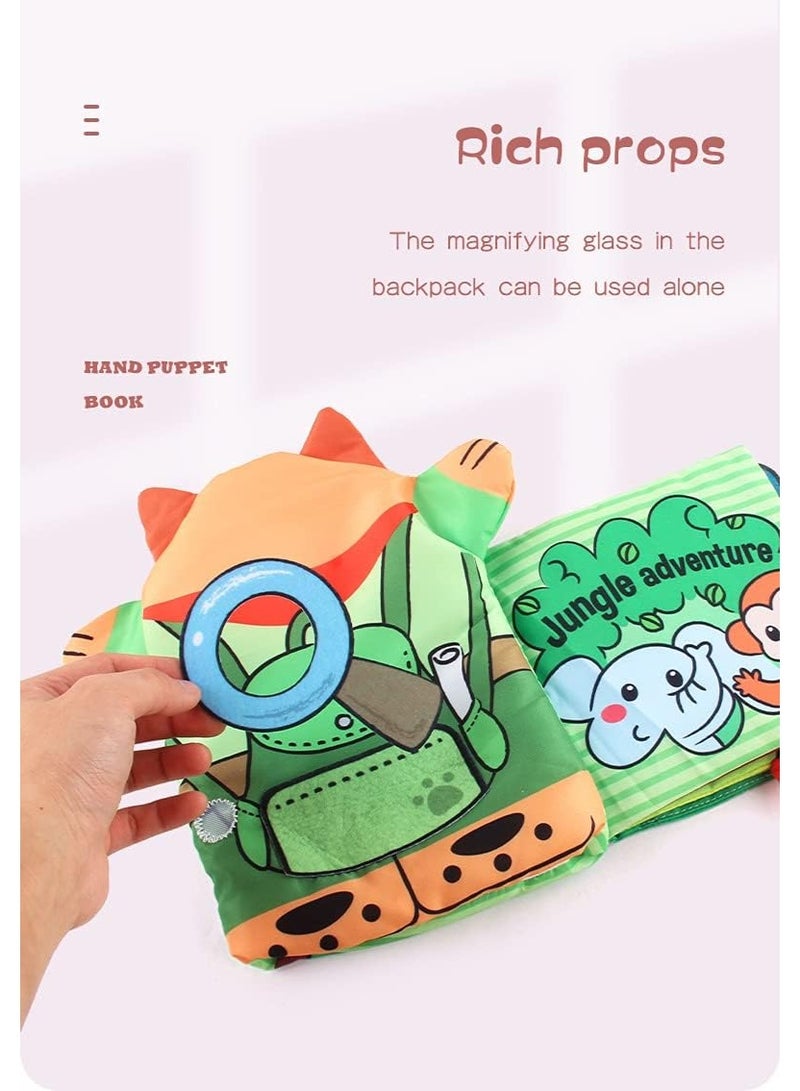 كتب أطفال ناعمة، مجموعة كتب قماشية للأطفال الرضع، مجموعة كتب حسية مجعدة من القماش للأطفال الصغار، هدايا تعليمية لأعياد ميلاد الأطفال حديثي الولادة من عمر 6 9 12 18 شهرًا، سنة وسنتين للأولاد والبنات - Image 5