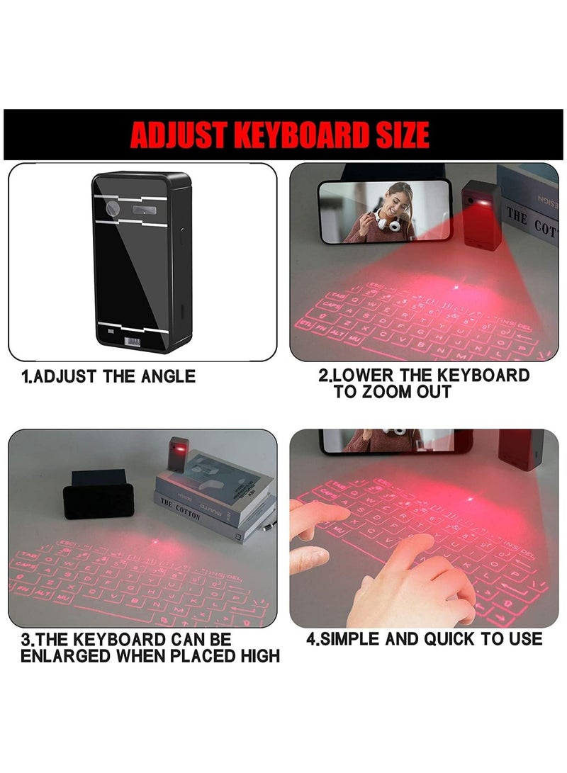 Bluetooth Laser Keyboard Wireless Virtual Projection Keyboard Portable for IOS Android Smart Phone Pad Tablet PC Notebook - Image 2