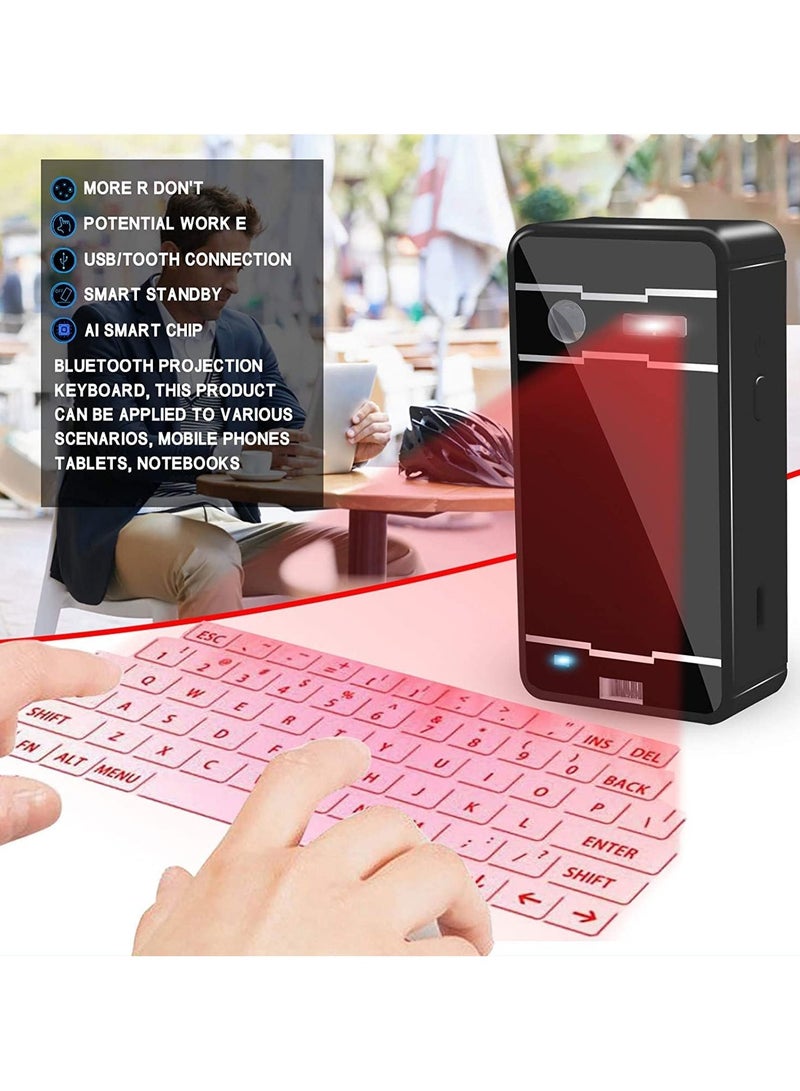 Bluetooth Laser Keyboard Wireless Virtual Projection Keyboard Portable for IOS Android Smart Phone Pad Tablet PC Notebook - Image 1